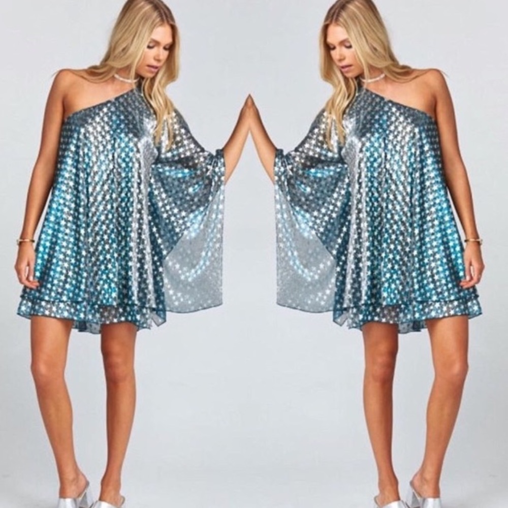 Show Me Your Mumu BNWT Zsa Zsa dress xs stars - Picture 1 of 3